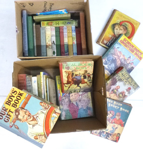 Lot 53 - 2 x Boxes of mostly Kids Vintage Books inc, Good Wives, What Katy Did,
