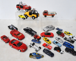 Lot 61 - Box Lot Vintage & Modern Various scale Model Diecasts inc Majorette
