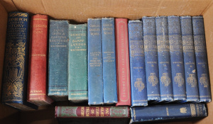 Lot 65 - Box of Vintage Hardcover Books & Novels incl Books by WM Thackerey,
