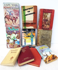 Lot 73 - Box lot of Australian Vintage Books inc, 1st Ed Norman Lindsay Halfway