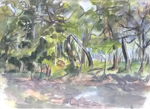 Lot 100 - Joyce Meier (1917 - 2015) Framed Watercolour - Atherton Tablelands, Ql