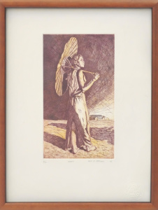 Lot 108 - Eolo Paul Bottaro (1974 - ) Framed Colour Etching - Naomi - Signed, ti
