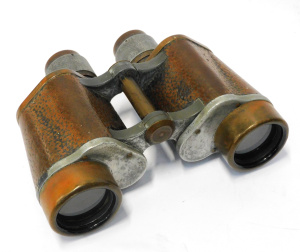 Lot 141 - Early 1900s German Carl Zeiss Jena Binoculars - Bent Shoulders Design