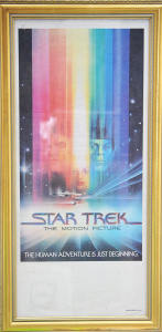 Lot 142 - Vintage Framed Star Trek The Motion Picture Daybill - Approx 85cm H
