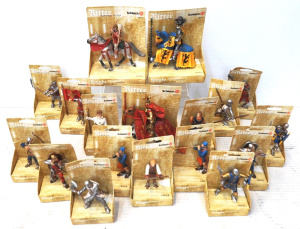 Lot 151 - Lot of Schleich Knight Chevalier Figures in Packaging incl Jousting Kn