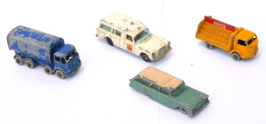Lot 175 - 4 x Vintage Lesney Matchbox Model Diecasts inc Karrier Bantam 2 ton Co
