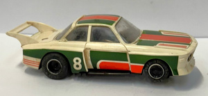 Lot 179 - Vintage Scalextric BMW 30 CSL Slot Car Racer, 132 scale