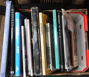 Box Lot of Asorted Art Refernce Books incl French Salon Artists, Post-Impression