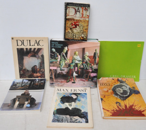 Lot of Modernist Art Refrence Books incl Salvador Dali, Max Ernst,Edmund Dulac,