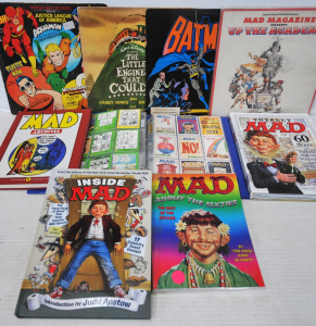 Lot of Vintage Childrens Vinyl Records & MAD Magazine Hardcover Books incl T