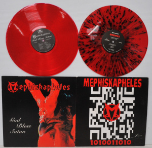 Mephiskapheles Coloured Vinyl LP Record & 12 inch Single incl God Bless Sata