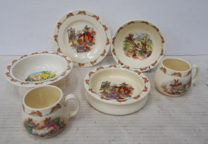 6 x Pieces of Bunnykins China incl Bowls, Dishes & Mugs