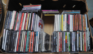 Box Lot of Mixed CDs incl David Bowie, Led Zeppelin, Japanese Pressings, Madonna
