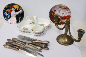 Mixed Group lot inc Aynsley Cina Pembroke 3 pcs Strawberry Basket, 2 x Stafford
