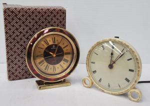 Vintage Megamac Bakelite Alarm Clock & Boxed Ronson Alarm Clock