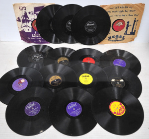 Lot 81 - Small box lot vintage 78rpm Rock & Roll & other Records - The C