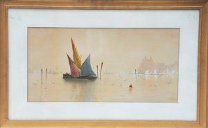 Lot 99 - James Swinton Diston (1857 - 1940) Gilt Framed Watercolour & Gouach