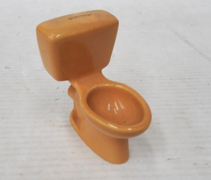 Lot 129 - Vintage Armitage Salesmans Sample of a Toilet - pale tan colour, brand