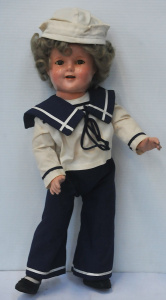 Lot 197 - Vintage 1930s Ideal Shirley Temple Doll - all composite body arms legs