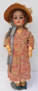Lot 198 - Early 1900s German Simon & Halbig Bisque headed doll - No 1078 wi
