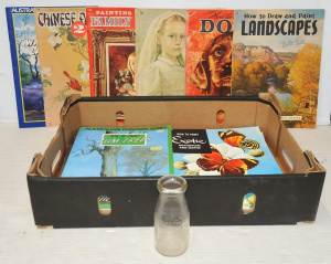Box Lotof Vintage How to Draw & Paint Magazines Published by Walter t Foster