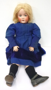 Circa1900 German Cuno & Otto Dressel Bisque headed doll with jointed compos