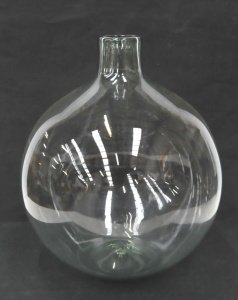 Large Hand Blown Glass Vase - Approx 42cm H