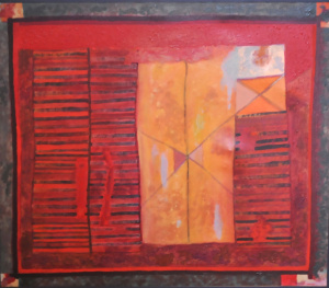 William (Bill) James Ferguson (1932 - 2025) Large framed Oil Painting on Canvas