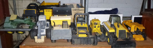Lot 47 - Large Group Lot of Tonka & other toy construction vehicles inc Truc