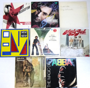 Lot 71 - Group lot - Mixed Vintage Vinyl Lp Records - Split Enz, Aunty Jack, Ste