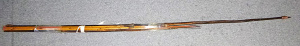 Lot 109 - Group lot - Vintage Palm wood Tribal Bow + spears, arrows, etc