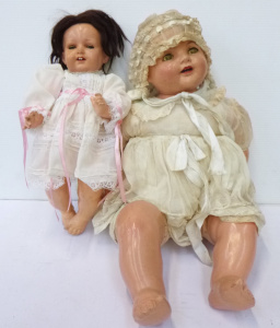 Lot 155 - 2 x Vintage Character Dolls inc Kammer & Reinhardt K & R with