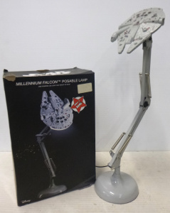Lot 8 - Boxed Modern Star Wars Millenium Falcon Posable USB Lamp - Max Height 60