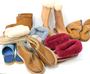Lot 11 - 8 x Pairs As New Ugg Boots & Moccasins - various sizes & design