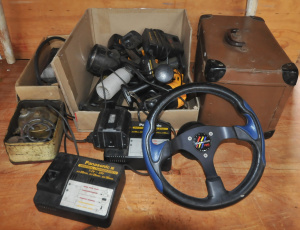Lot 24 - Mixed Group lot inc Portugal Brass Camp stove, Sagar Foot Pump, Italian Lot 24 - Mixed Group lot inc Portugal Brass Camp stove, Sagar Foot Pump, Italian