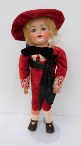Lot 41 - Early 1900s German JD Kestner Bisque Headed Character Doll Glass sleep