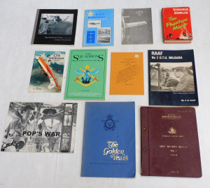Lot 62 - Small group lot - Vintage RAAF & other Military Books & Ephemer