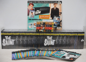 Lot 64 - Complete DVD Set of The Saint + Magazines featuring Roger Moore