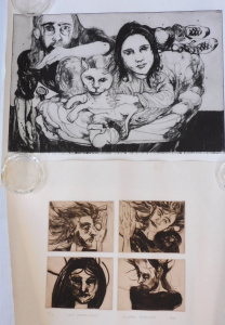 Lot 114 - Richard Morrison (Active c1980s-2000s) 2 x Unframed Etchings - Lost Im