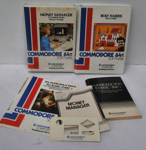 Lot 126 - Group Lot of Vintage Commodore 64 software inc An Introduction to Basi