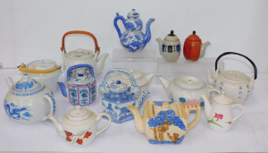 Lot 128 - Group lot - Chinese & Japanese Teapots - Traditional Blue & Wh