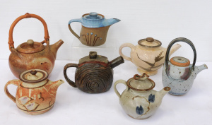 Lot 170 - Group lot - Vintage Australian Studio Pottery Teapots - Springmount, R