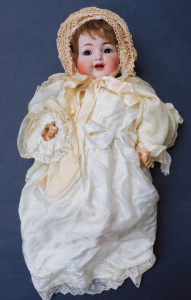 Lot 173 - C 1915 Simon Halbig 126 Bisque Headed Character Toddler Doll - vintag