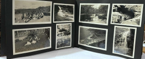 Lot 187 - 1930s photo album - Pt Campbell, coastal scenery, people, Grampians, p