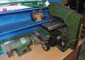 3 x Power Tools incl Craftsmen Three Speed Band Saw, Abbots & Ashby 200mm Be