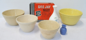 Lot of Mostly Australian Pottery & Others 3 x Hoffman Ceramic Pottery Bowls,