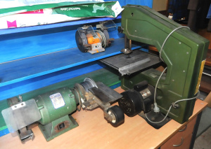 Lot 17 - 3 x Power Tools incl Craftsmen Three Speed Band Saw, Abbots & Ashby
