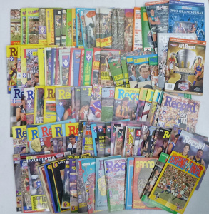 Lot 43 - 2 x Boxes VFL & AFL Football Records inc 1977 to 2011 Grand Final &