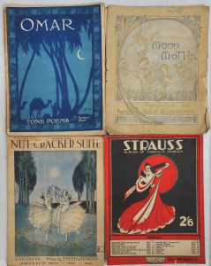 Lot 185 - 4 x Pieces vintage sheet music incl The nut Cracker Suite w cover by I