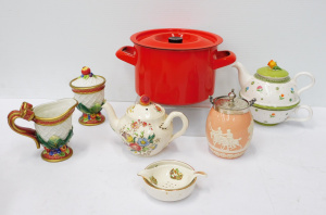 Lot 188 - Mixed Group lot inc Villeroy & Boch Tea for One Farmers Spring pat